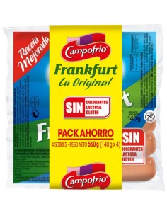 SALCHICHAS CAMPOFRIO FRANKFURT140G 2