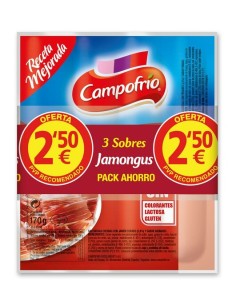 SALCHICHAS JAMONGUS CAMPOFRIO P/3UX170G 2
