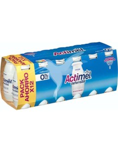 ACTIMEL NATURAL 0% DANONE 12X100G