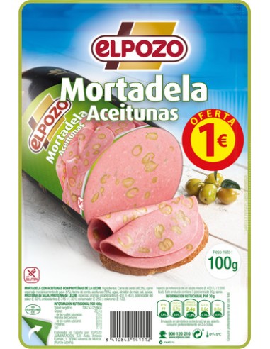 LONCH. MORTADELA C/ACEIT. ELPOZO 100G