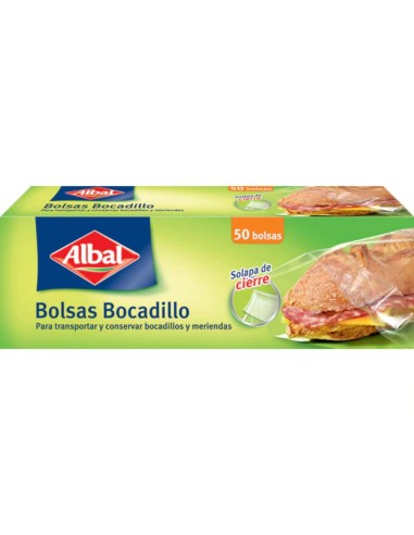 BOLSAS BOCADILLO ALBAL 50U