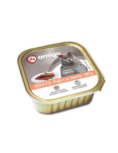 ALIMENTO GATO PATE/SALMON IFA T/300G