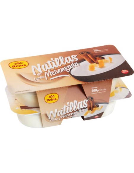 NATILLAS LECHE MERENGADA REINA 4X125G