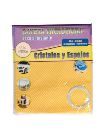 BAYETA MICROFIBRA CRISTALES Y ESPEJOS LIGERINA