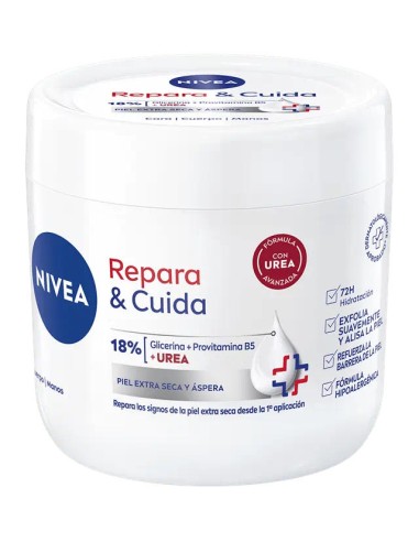 CREMA CORPORAL PEPARA/CUIDA UREA NIVEA 400ML
