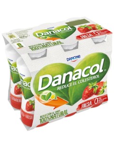 YOGUR LIQUIDO FRESA DANACOL 6X100G
