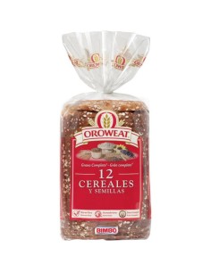 PAN OROWEAT 12 CEREALES BIMBO 550G