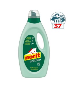 DETERGENTE LIQUIDO  NORIT DELICADO VERDE 37D 1125ML