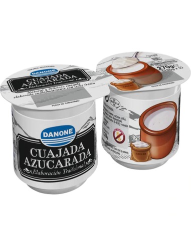 CUAJADA AZUCARADA DANONE 2X135G