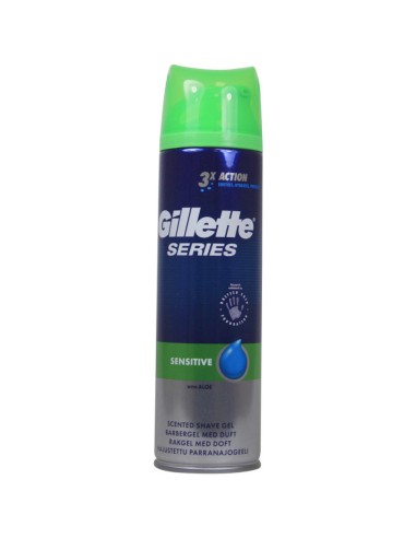 GEL AFEITAR GILLETTE SENSITIVE 200ML