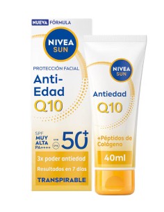 CREMA SOLAR NIVEA Q10 ANTIEDAD FP50 40ML
