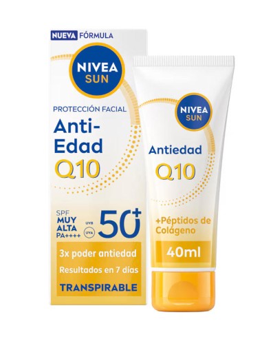 CREMA SOLAR NIVEA Q10 ANTIEDAD FP50 40ML