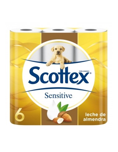 PAPEL HIGIENICO SCOTTEX SENSITIVE 19,47M 6U