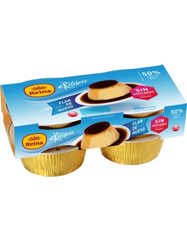 FLAN DE HUEVO S/AZUCAR REINA 4X100G