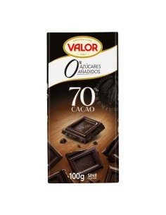 CHOCOLATE NEGRO 70%  S/A VALOR 100G