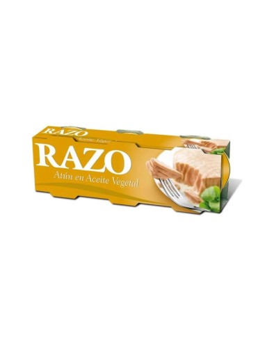 ATUN RAZO ACEITE GIRASOL 3X70G