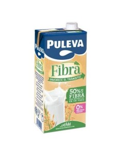 LECHE DESNATADA PULEVA FIBRA 1L