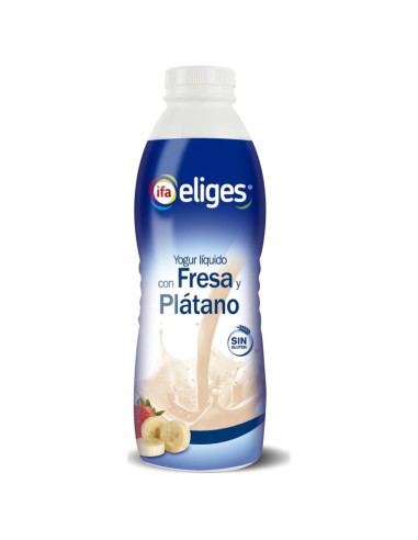 YOGUR LIQUIDO FRESA-PLATANO IFA 1L