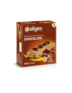 BARRITAS CEREALES INTEGRALES CHOCO IFA 6X25G