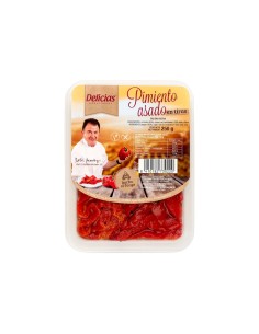 PIMIENTOS ASADOS DELICIAS BANDEJA 250G