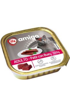 ALIMENTO GATO PATE DE BUEY IFA T/100G