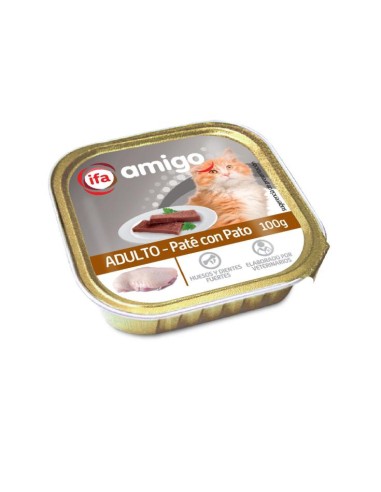 ALIMENTO GATO PATE DE PATO IFA T/100G