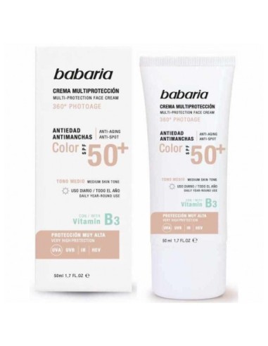 CREMA MULTIPROTECCION FACIAL BABARIA F-50...