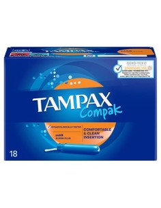 TAMPONES TAMPAX COMPAK SUPER PLUS 26U