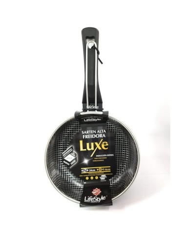 SARTEN FREIDORA+CESTILLO LUXE 24CM 