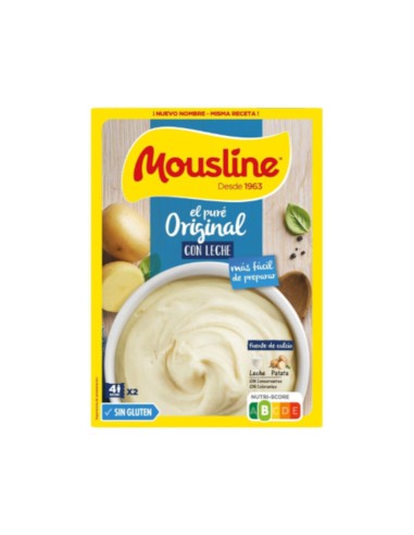 PURE PATATAS CON LECHE MOUSLINE MAGGI 115G