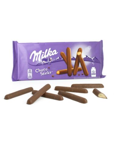 CHOCO STICKS MILKA 112G