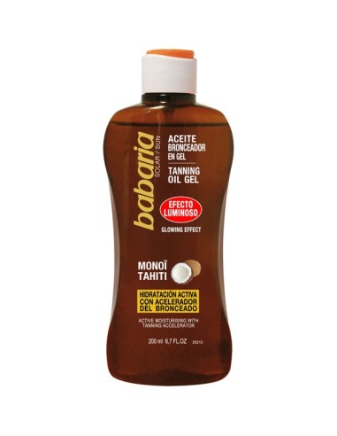 ACEITE BRONCEADOR LUMINOSO BABARIA 200ML