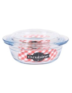 CACEROLA CRISTAL+TAPA OCUISINE 2.2L